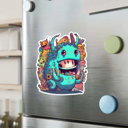 Unleash Creativity with Monster Madness Kiss Cut Vinyl Stickers - Paper Products