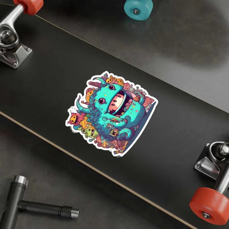 Unleash Creativity with Monster Madness Kiss Cut Vinyl Stickers - Paper Products