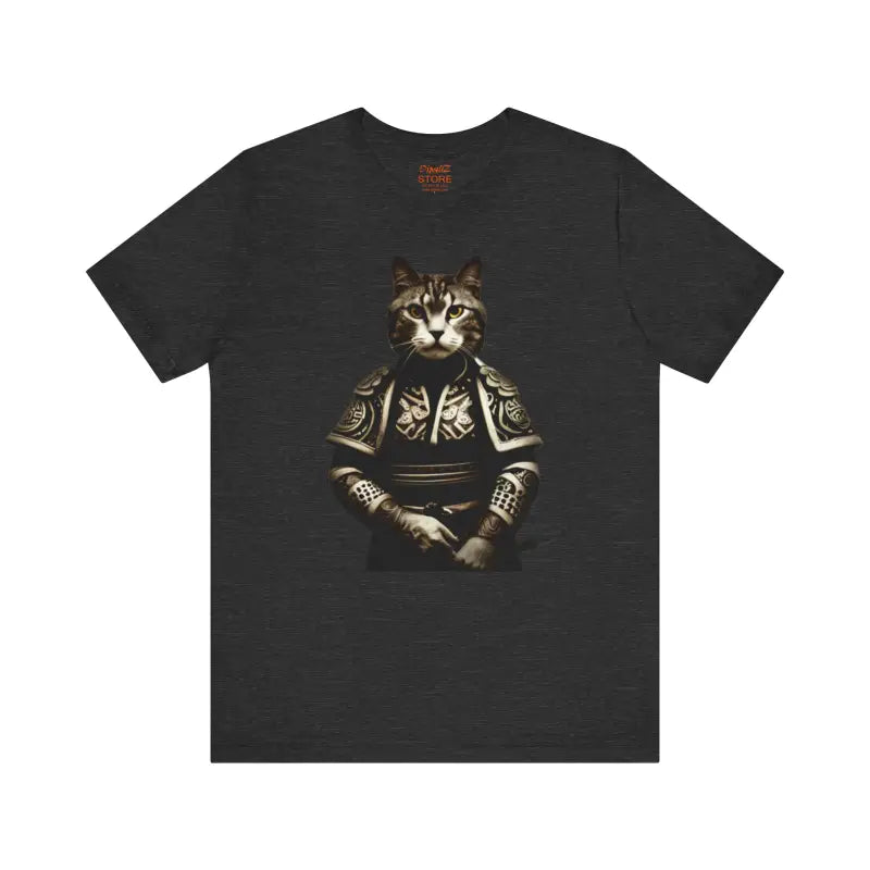 Unleash your Style with Samurai Cat Jersey Short Sleeve Tee - T-shirt