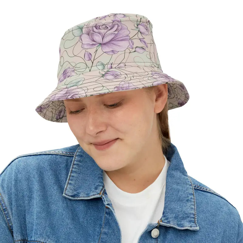 Your Style with our Ultimate Polyester Bucket Hat - Small / Black Stitching Hats