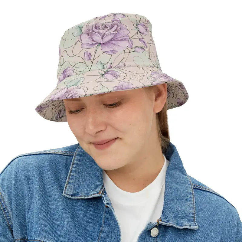 Your Style with our Ultimate Polyester Bucket Hat - Small / White Stitching Hats