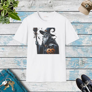 Witch Hat Charm Unisex Softstyle Tee - Ring-spun Cotton - Dipaliz - White / s - T-shirts