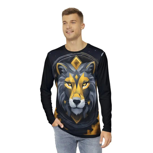 Unleash Your Wild Side: The Winter Wolf Long Sleeve Shirt - All Over Prints