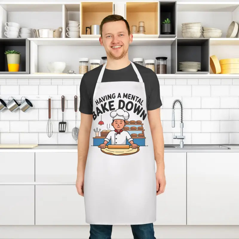 Unlock your Inner Chef with Colorful Mental Bake Apron! - Apron