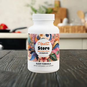 Organic Sleep Supplements - Globally Sourced Gmp Certified - Dipaliz - White Bottle + Cap / Unflavored / 60 Vegetable