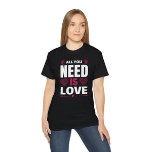 All you Need is Love Tee Women’s Fashion T-shirt - Dipaliz - T-shirts