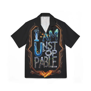 Bold Unstoppable Hawaiian Camp Shirt - Summer Beachwear - Dipaliz - Shirts - Xs