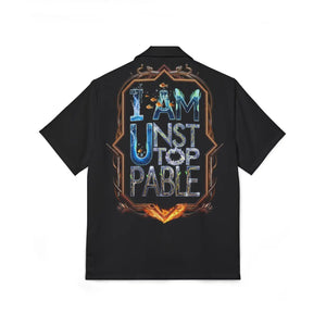 Bold Unstoppable Hawaiian Camp Shirt - Summer Beachwear - Dipaliz - Shirts - Xs