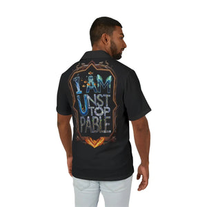 Bold Unstoppable Hawaiian Camp Shirt - Summer Beachwear - Dipaliz - Shirts - Xs