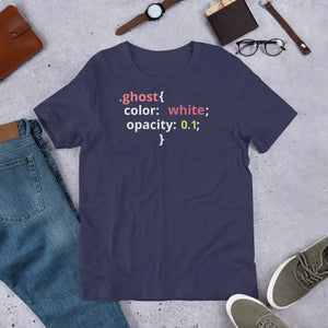 Coding Unisex Tee - Ring-spun Cotton Comfort - Dipaliz - Heather Midnight Navy / s - T-shirts