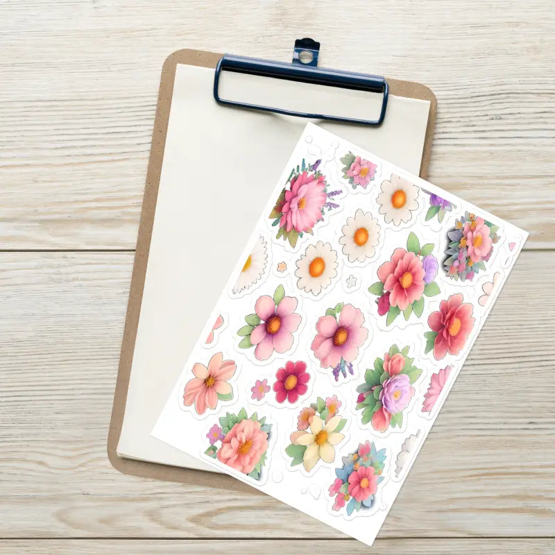 Sticker Sheet - Instant Floral Magic | Dipaliz - Decorative Stickers
