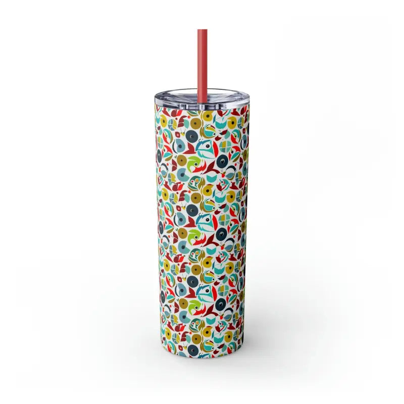 Upgrade your Sip: Skinny Tumbler & Color Matching Straw Set - Mug