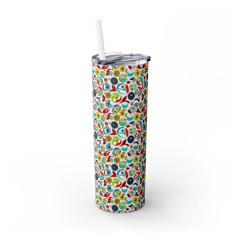 Upgrade your Sip: Skinny Tumbler & Color Matching Straw Set - Mug