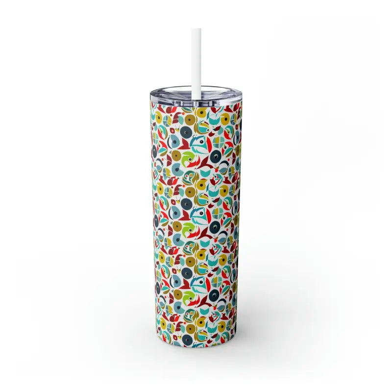 Upgrade your Sip: Skinny Tumbler & Color Matching Straw Set - Mug