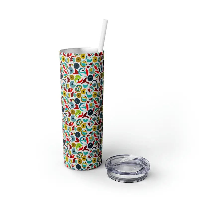 Upgrade your Sip: Skinny Tumbler & Color Matching Straw Set - Mug