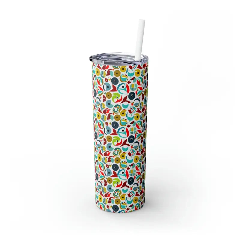 Upgrade your Sip: Skinny Tumbler & Color Matching Straw Set - Mug