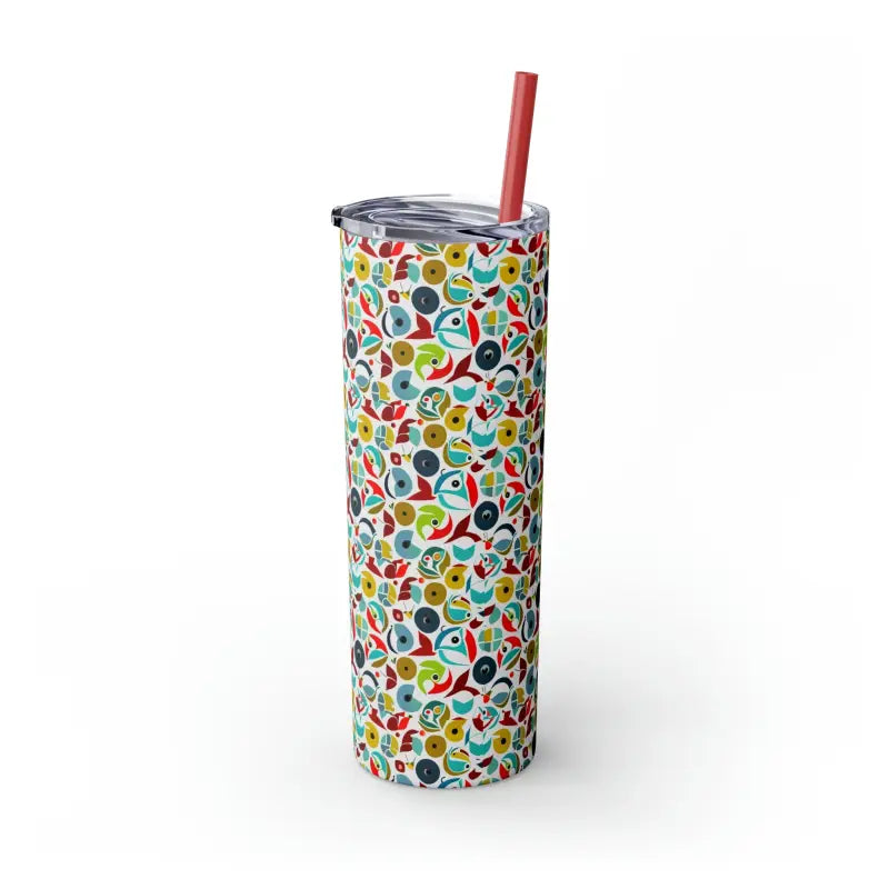 Upgrade your Sip: Skinny Tumbler & Color Matching Straw Set - Mug