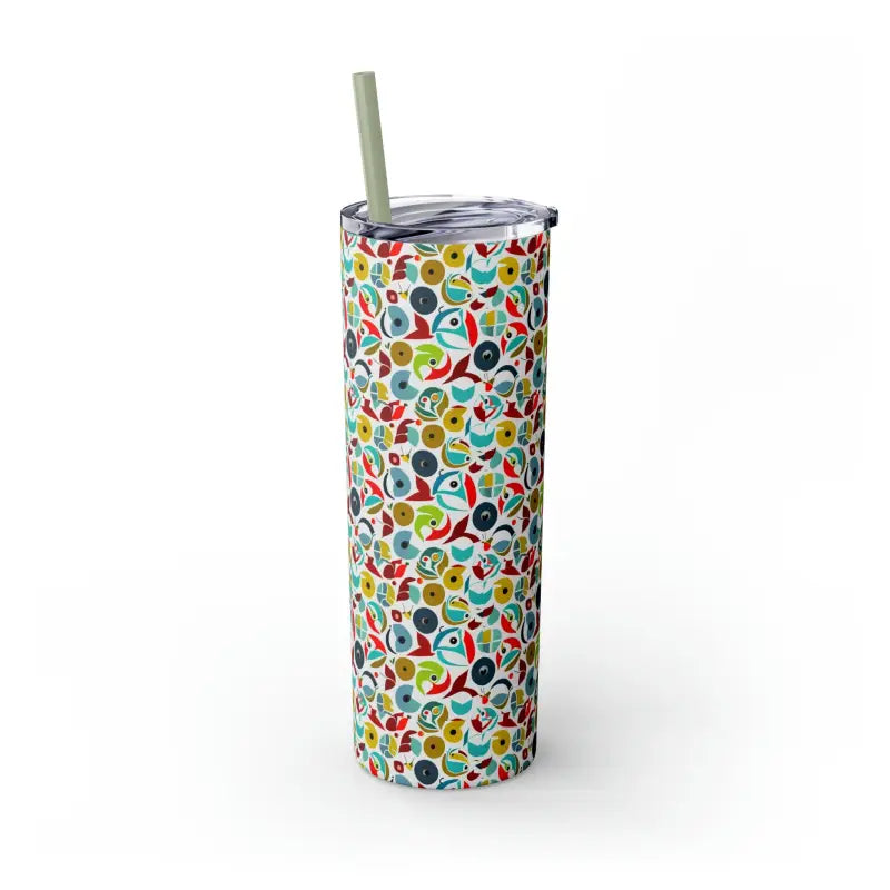 Upgrade your Sip: Skinny Tumbler & Color Matching Straw Set - Mug