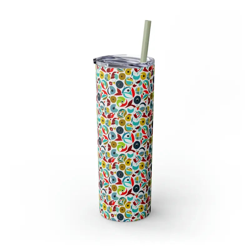 Upgrade your Sip: Skinny Tumbler & Color Matching Straw Set - Mug