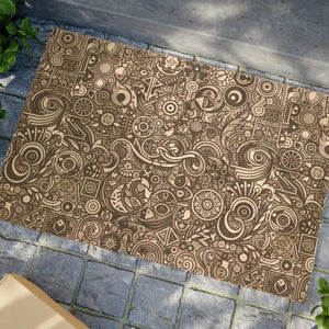 Coconut Fiber Door Mat - Chic Entryway Style - Dipaliz - 24’’ x 16’’ - Mats