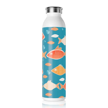 Elevate Hydration with Dipaliz Slim Water Bottle - 20oz / White Mug