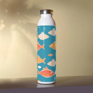 Slim Water Bottle - Fashion Forward Hydration - Dipaliz - 20oz / White - Bottles