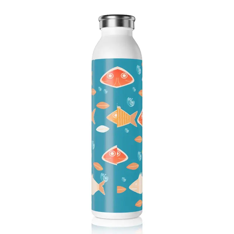 Elevate Hydration with Dipaliz Slim Water Bottle - 20oz / White Mug