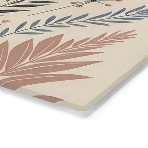 Flowers Tempered Glass Cutting Board - Botanical Kitchen Art - Dipaliz - Boards