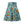 Women’s Skater Skirt - Teal Wildflower Comfort Style - Dipaliz - Skirts