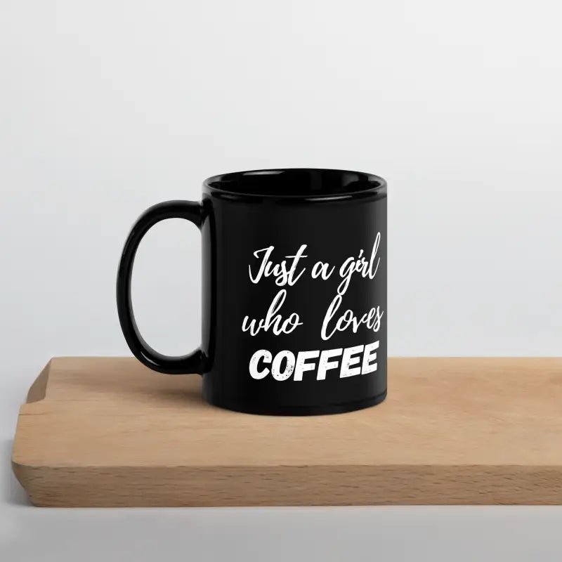 Elevate your Mornings with a Black Glossy Mug Masterpiece - 11oz Mugs