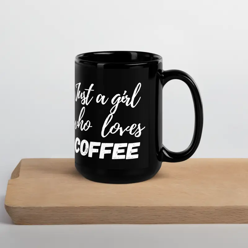 Elevate your Mornings with a Black Glossy Mug Masterpiece - Mugs