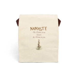 Canvas Lunch Bag - Stylish Insulated Food Tote - Dipaliz - 8’’ x 12.5’’ 5.5’’ / Natural - Bags