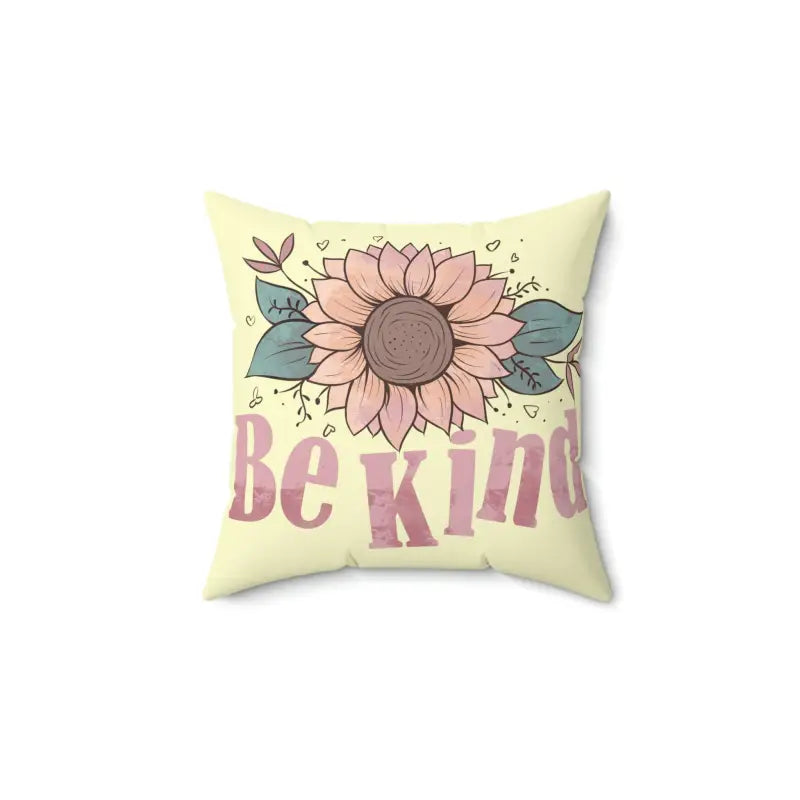 Upgrade your Style with Kind Spun Polyester Square Pillow - 14’’ × Home Decor