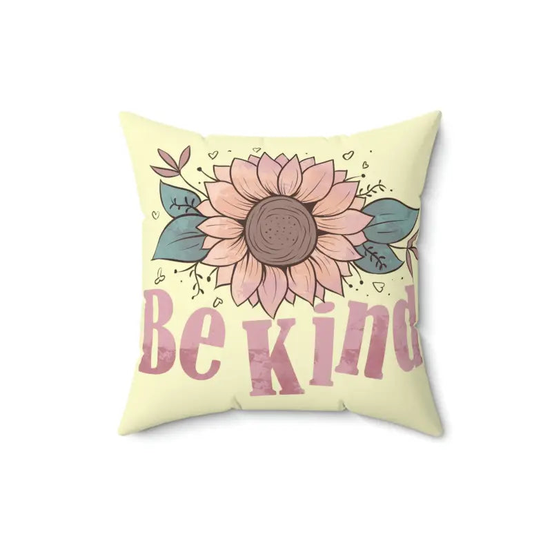 Upgrade your Style with Kind Spun Polyester Square Pillow - 16’’ × Home Decor