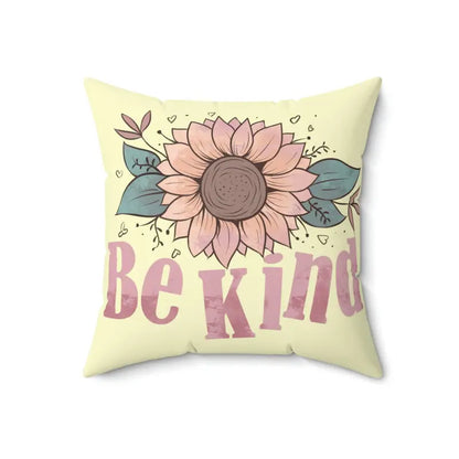 Upgrade your Style with Kind Spun Polyester Square Pillow - 18’’ × Home Decor