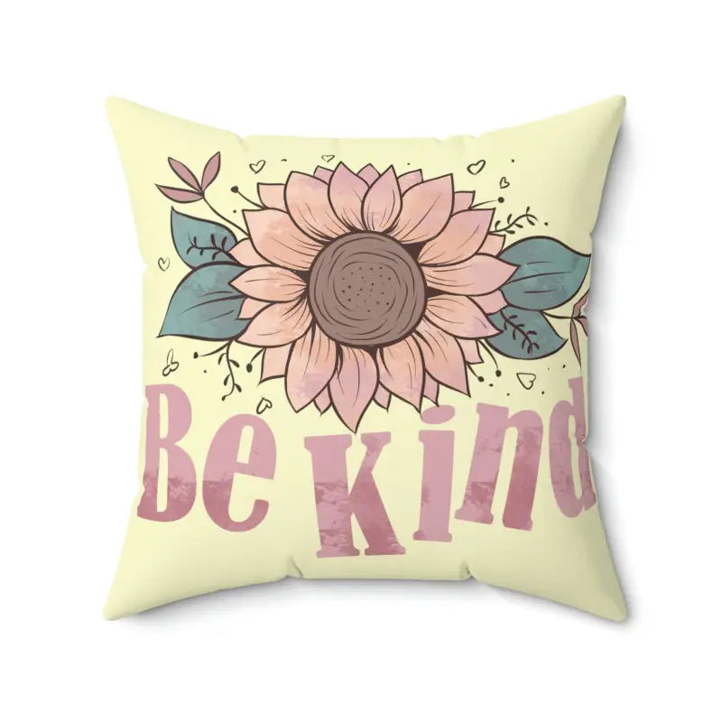 Upgrade your Style with Kind Spun Polyester Square Pillow - 20’’ × Home Decor