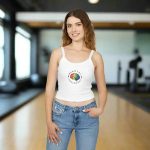 Spaghetti Strap Tank - Airlume Combed Cotton Fitted Design - Dipaliz - Tops