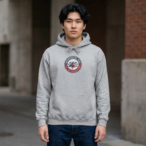 Usa 250 Memorial Day Hoodie | 1776–2026 Vintage Distressed Patriotic - s / Sport Grey