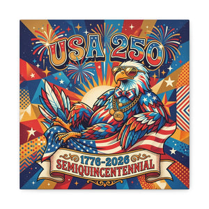 Semiquincentennial Matte Canvas – Eagle Print - Dipaliz - Prints