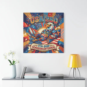 Semiquincentennial Matte Canvas – Eagle Print - Dipaliz - Prints
