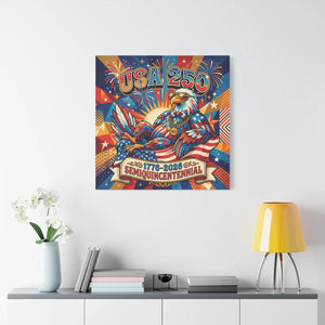 Semiquincentennial Matte Canvas – Eagle Print - Dipaliz - Prints