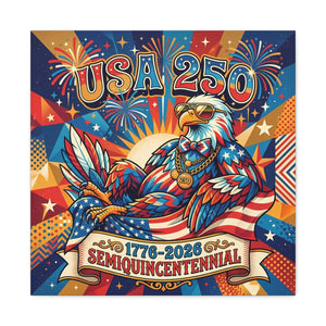 Semiquincentennial Matte Canvas – Eagle Print - Dipaliz - Prints
