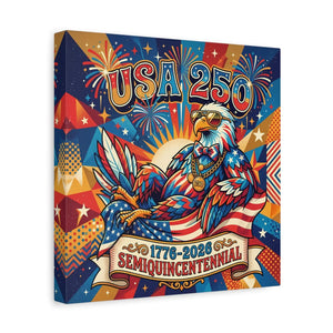 Semiquincentennial Matte Canvas – Eagle Print - Dipaliz - Prints