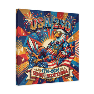 Semiquincentennial Matte Canvas – Eagle Print - Dipaliz - Prints