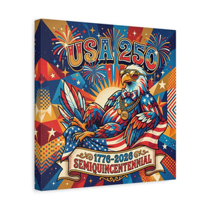 Semiquincentennial Matte Canvas – Eagle Print - Dipaliz - Prints