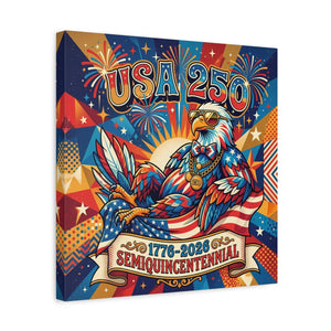 Semiquincentennial Matte Canvas – Eagle Print - Dipaliz - Prints