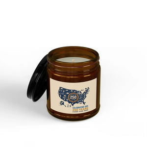 Usa 250th Anniversary Soy Candle Amber Jar - Dipaliz - Candles