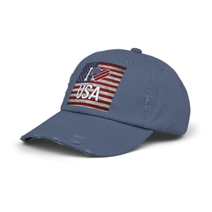 Cool Distressed Hats - Self-fabric Hideaway Strap - Dipaliz