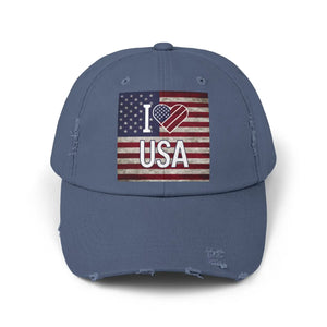 Cool Distressed Hats - Self-fabric Hideaway Strap - Dipaliz