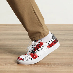 Usa Flag Splatter Men’s Lace-up Canvas - Dipaliz - Sneakers